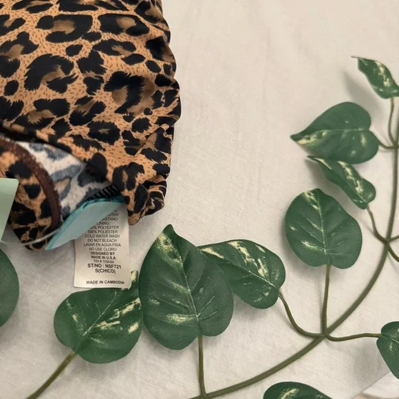 MARINA Leopard Print One Piece Swimsuit Size S and M - Picture 7 of 7